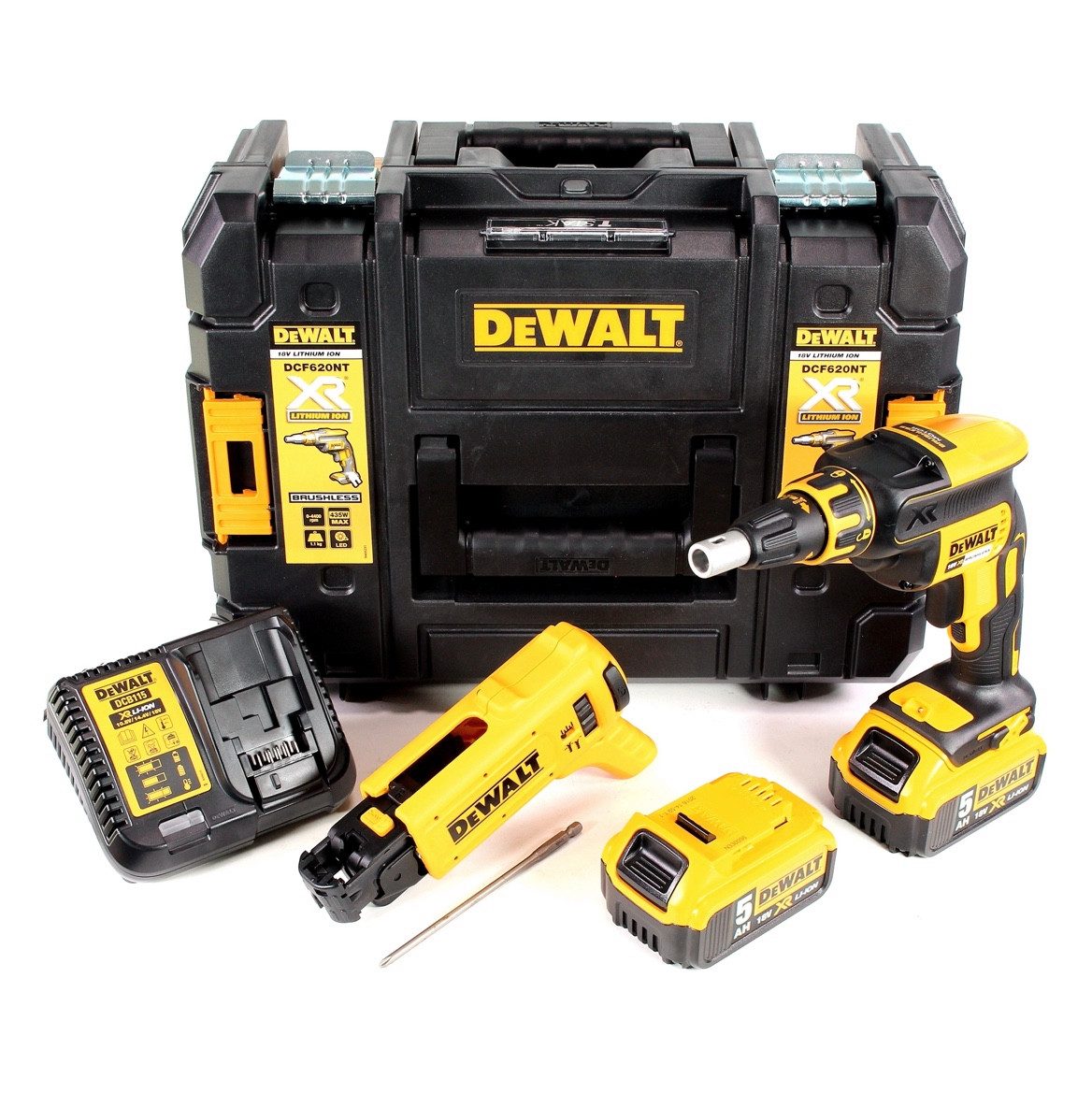DeWalt Akku-Trockenbauschrauber DCF 620 P2K Akku Trockenbauschrauber 18 V 30 Nm Brushless + 2x Akku