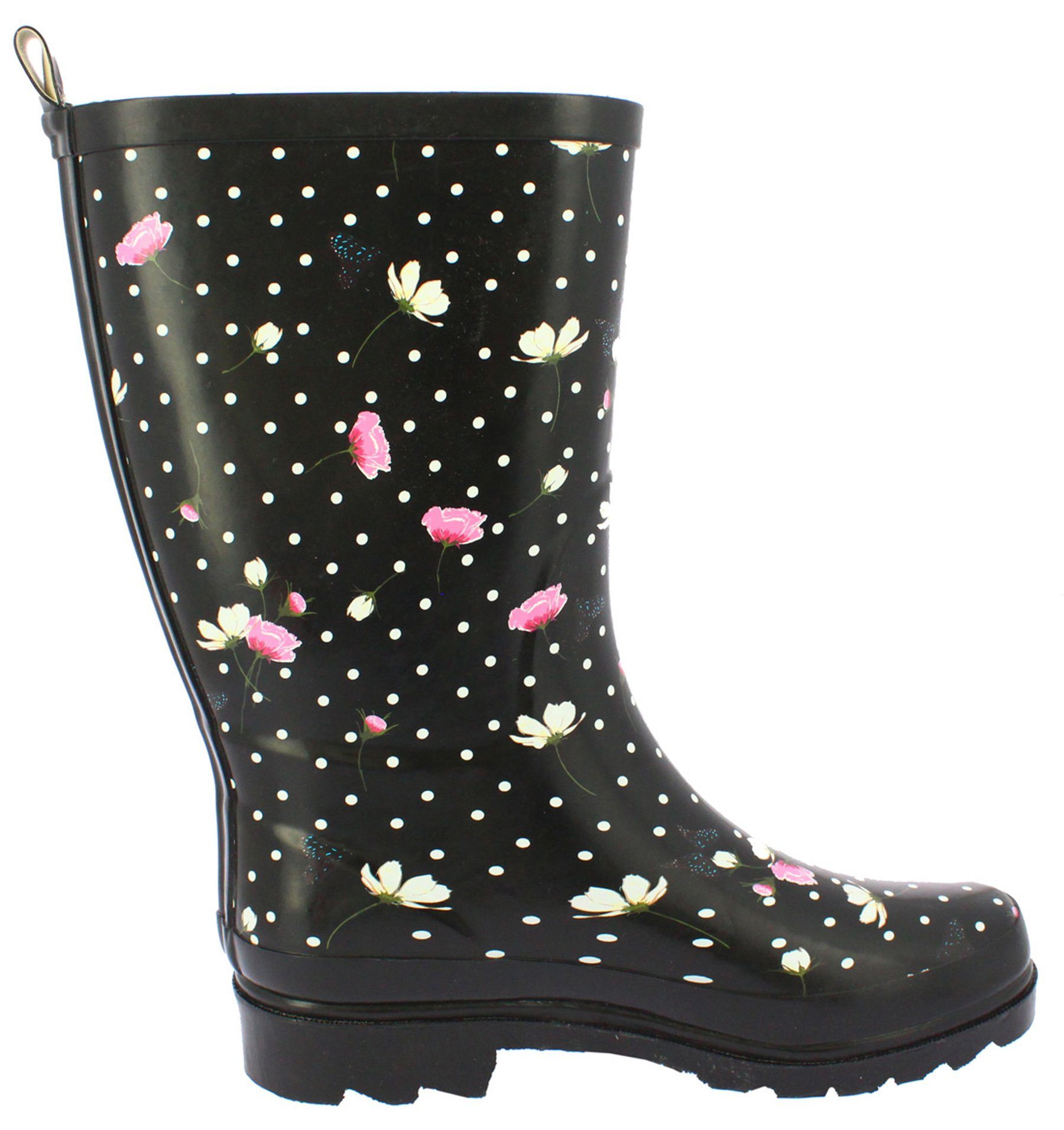 Beck Damen Gummistiefel Blumen- regen Gummistiefel (wasserdichte Stiefel, f günstig online kaufen