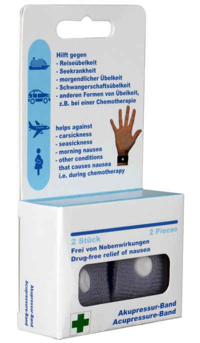 scarlet products Akupressur-System-Bandage, Akupressurband »Sea«, 1 Paar Akupressur-Armbänder