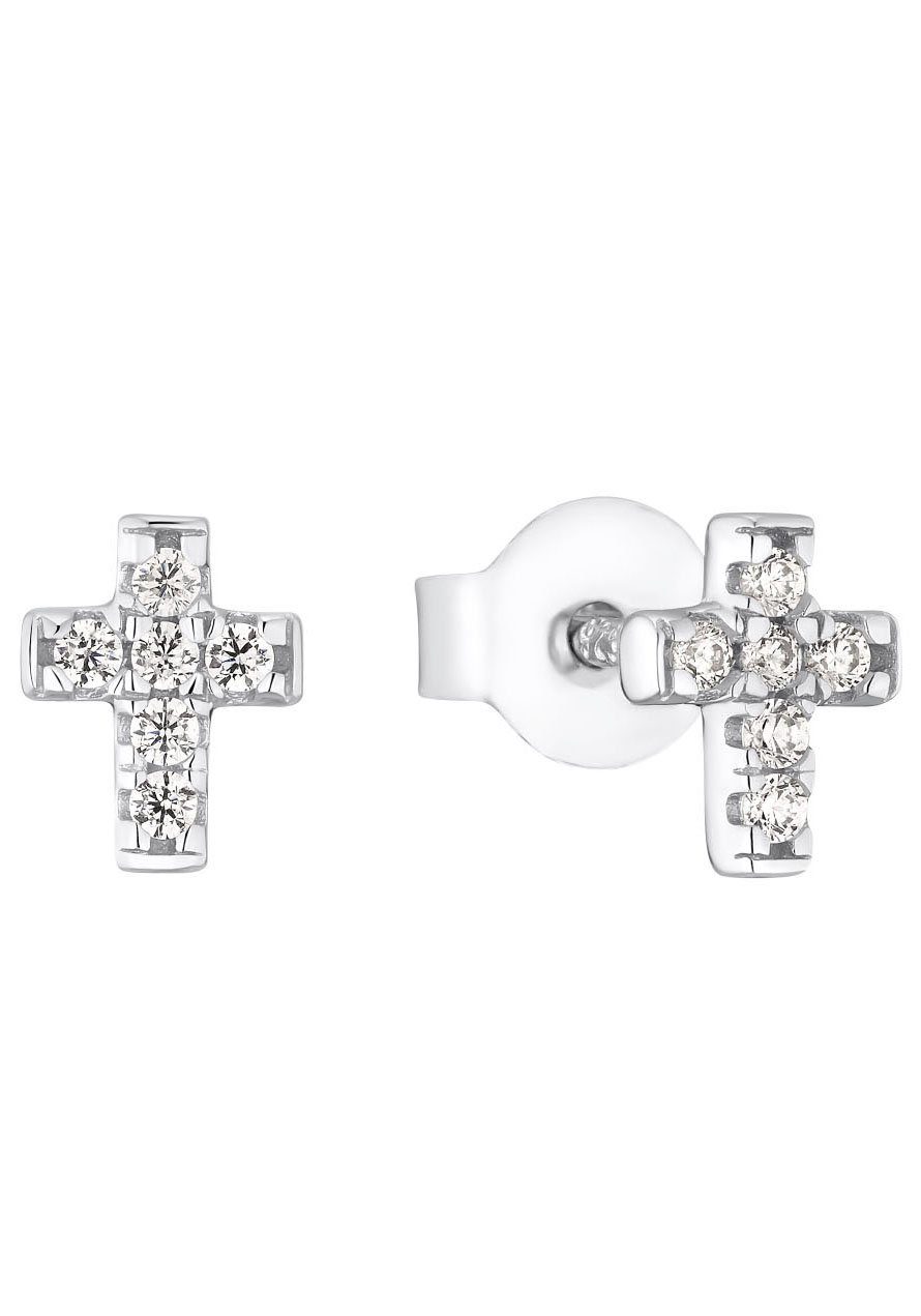 s.Oliver Paar Серьги-гвоздики, mit Zirkonia (synth)