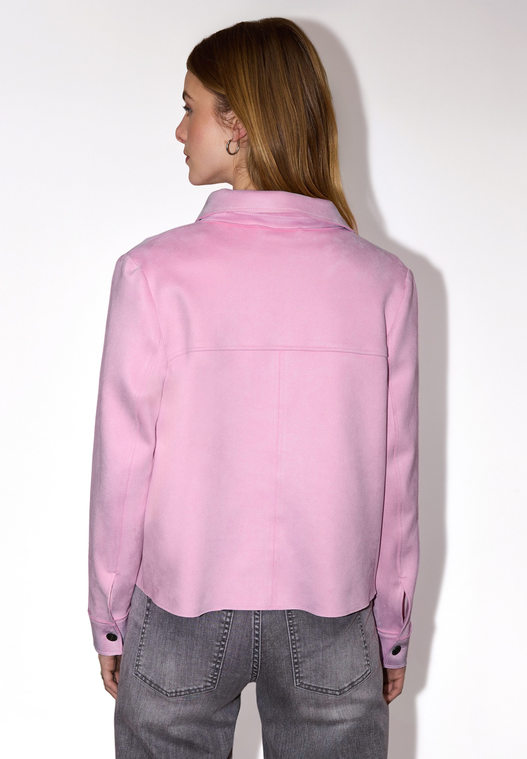 STREET ONE STUDIO Kurzjacke in Velours-Optik günstig online kaufen