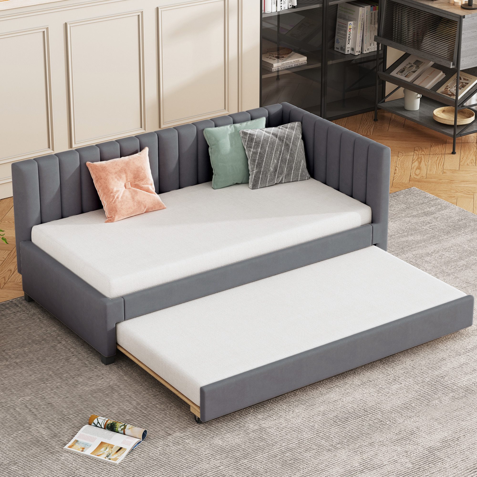 HAUSS SPOLE Schlafsofa 90x200cm mit ausziehbares günstig online kaufen