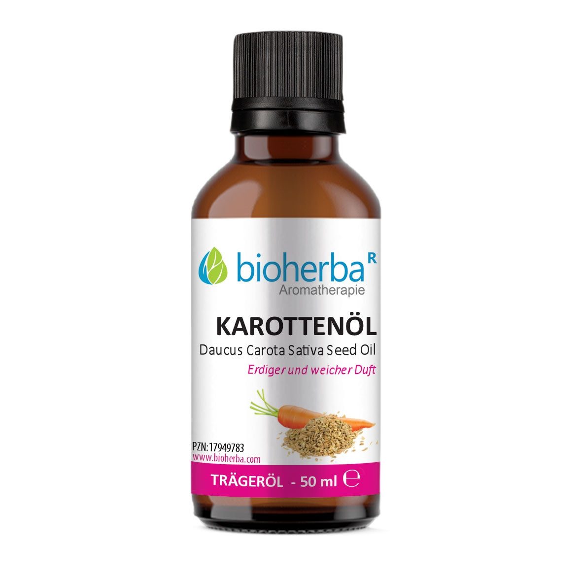 BIOHERBA R Pflege-Set Karottenöl Reines Karotten-Trägeröl 50 ml