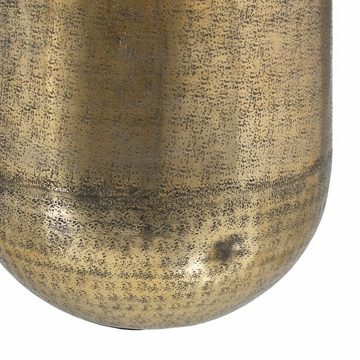 Bigbuy Dekovase Vase 42 x 42 x 60 cm Gold Aluminium 2 Stück