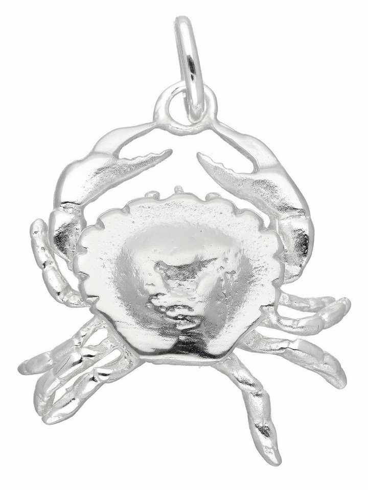 Adelia´s Kettenanhänger 925 Silber Sternzeichen Anhänger Krebs,  Silberschmuck für Damen & Herren, Mit Liebe gefertigt aus: 925 Sterling  Silber