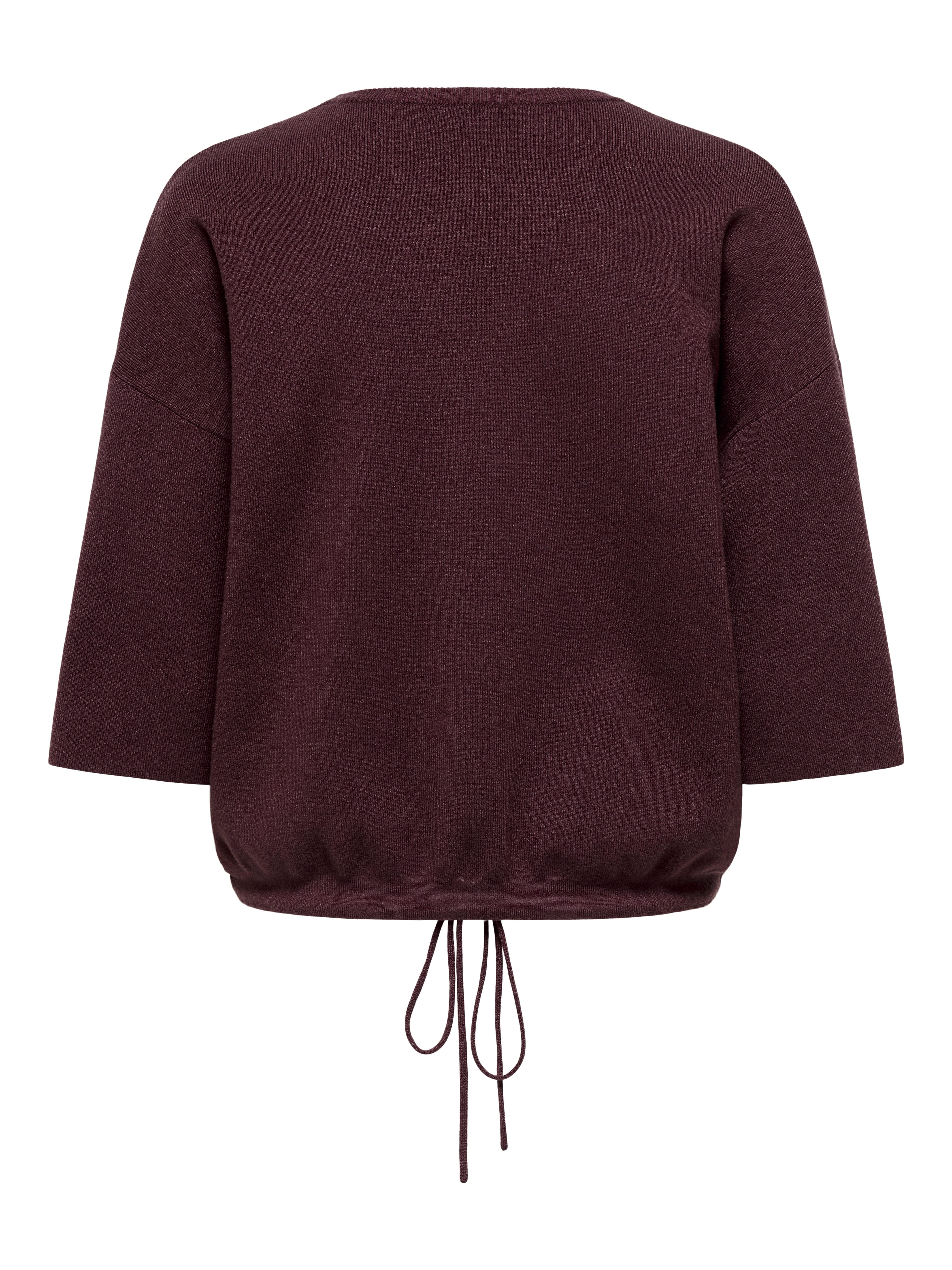 ONLY Kurzarmpullover ONLSITERI SS LOOSE TIE O-NECK TOP CC KNT