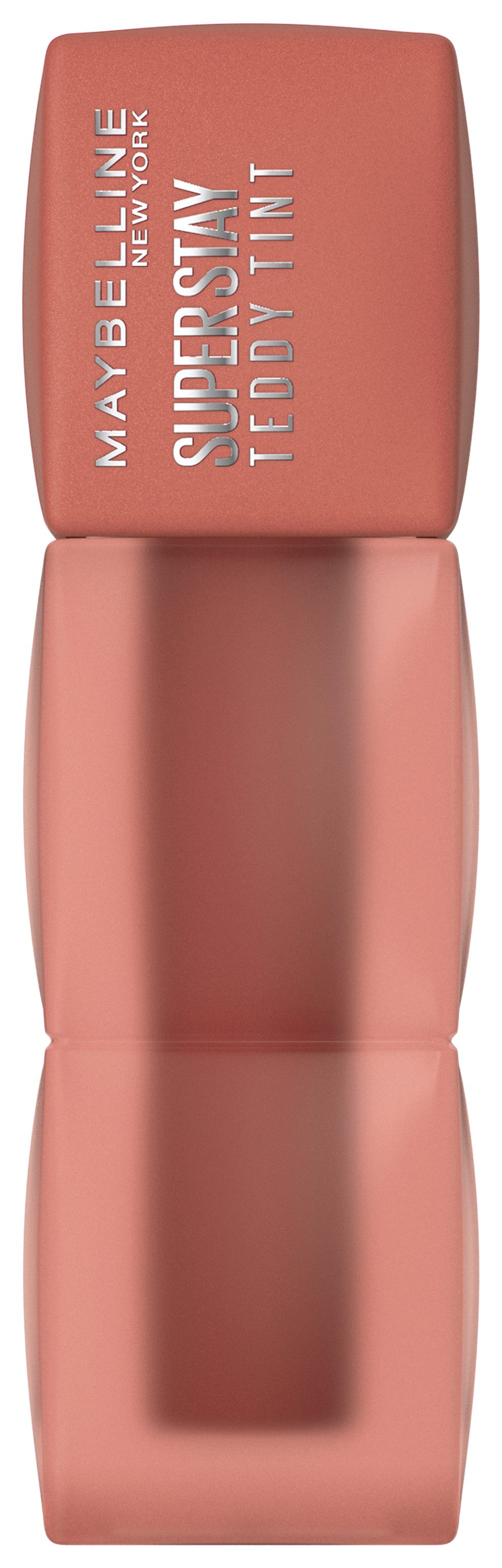 MAYBELLINE NEW YORK Lippenstift SUPER STAY TEDDY TINT LIPPENSTIFT, mit weichem Teddy-Applikator