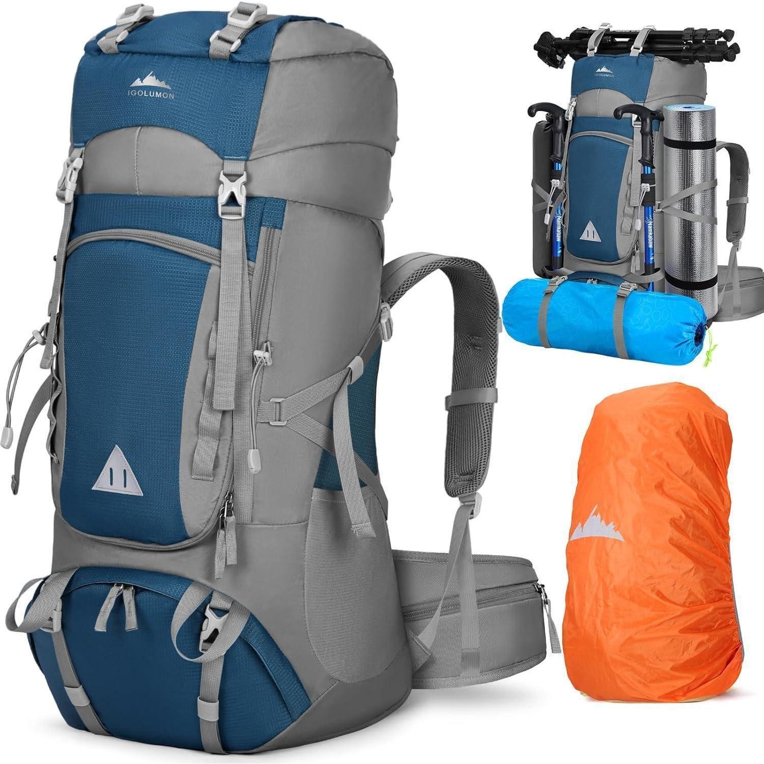 LuxusKollektion Trekkingrucksack Trekkingrucksack 60L Wanderrucksack Herren günstig online kaufen