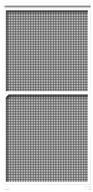 SCHELLENBERG Insektenschutz-Schiebetür Premium zum Schieben für Terrassentür, Balkontür, 120 x 240 cm, weiß, 70072