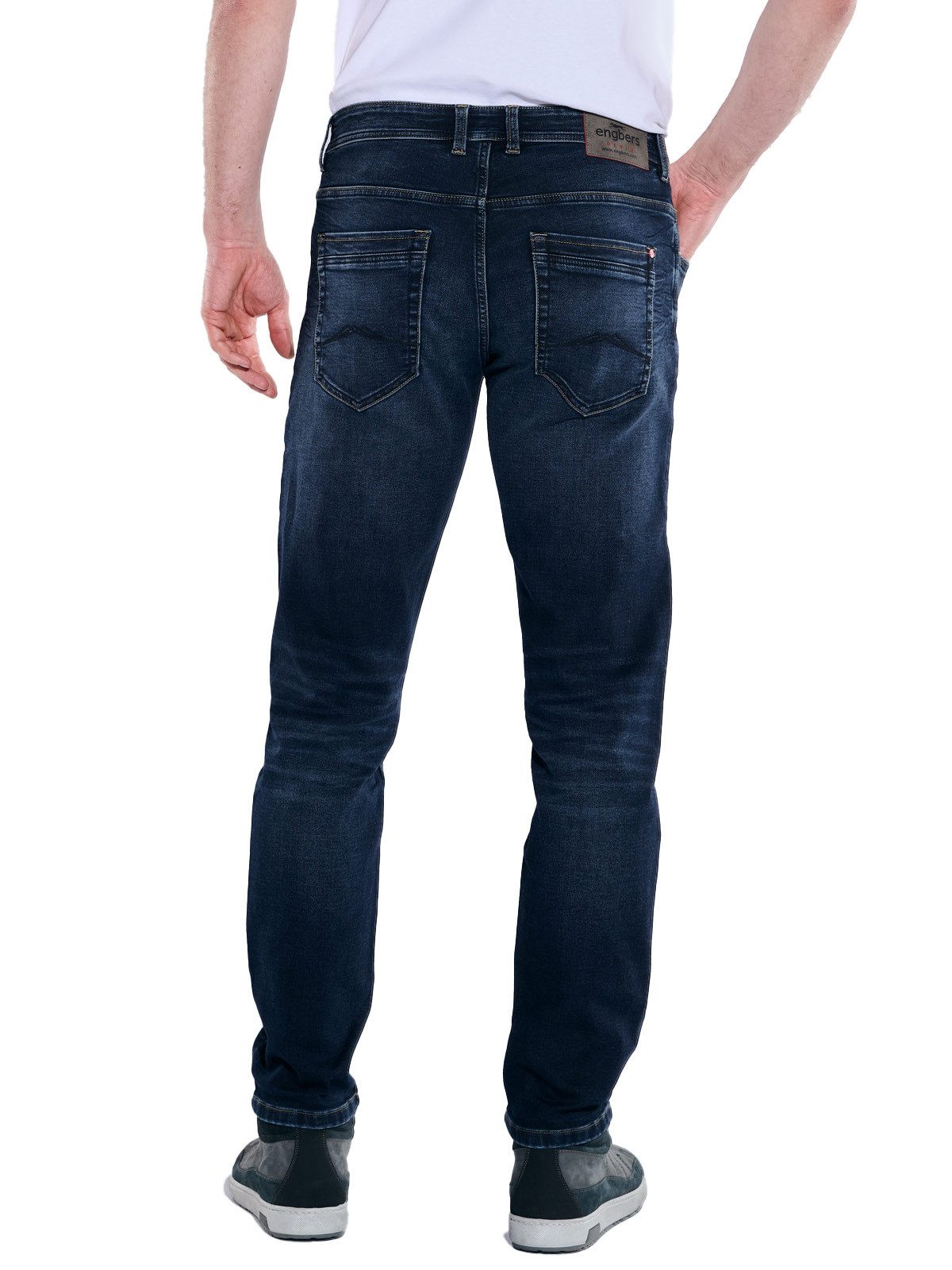 Engbers Stretch-Jeans engbers Herren Super-Stretch-Jeans regular, Indigobla günstig online kaufen
