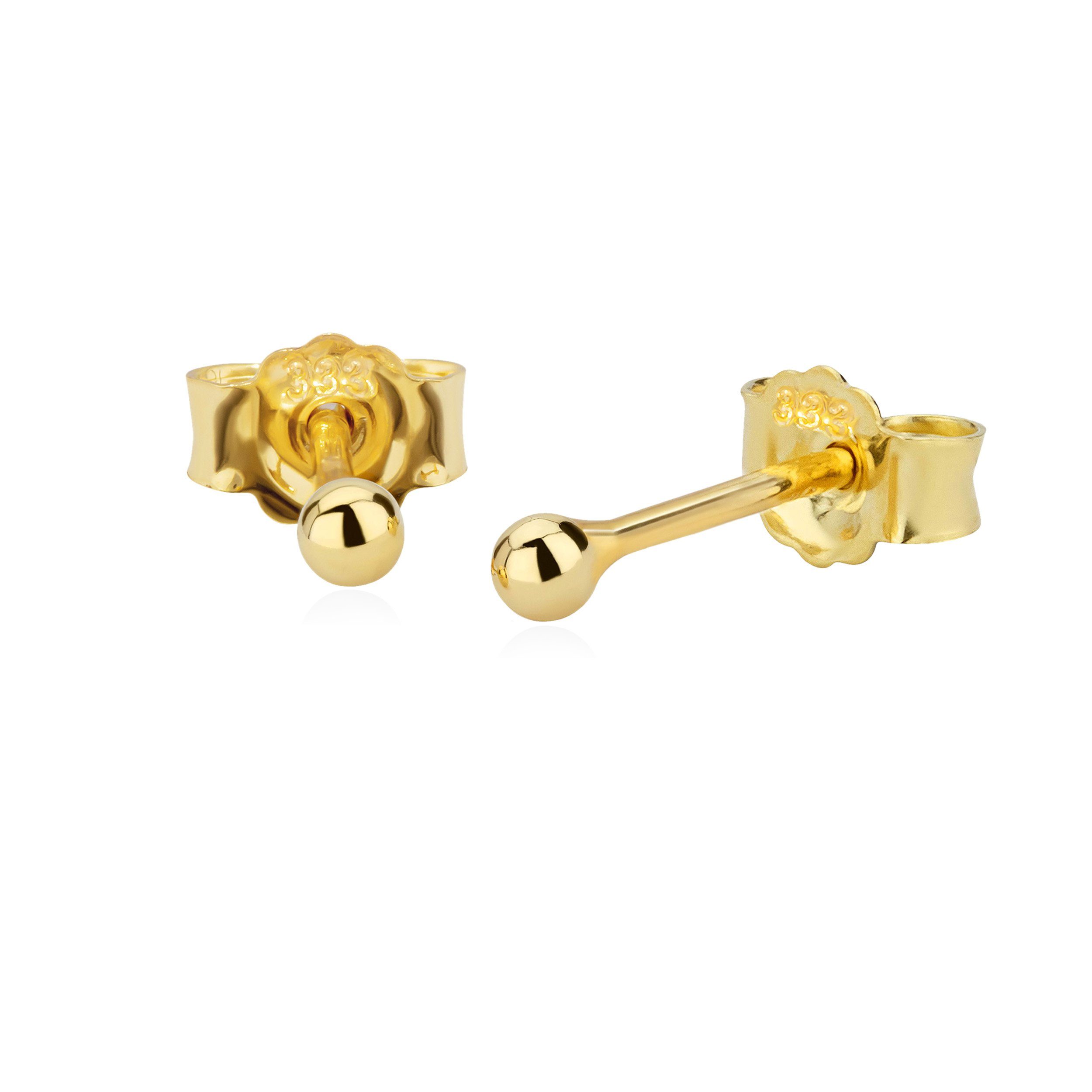 NKlaus Paar Ohrstecker Paar 2mm Kugel günstig online kaufen