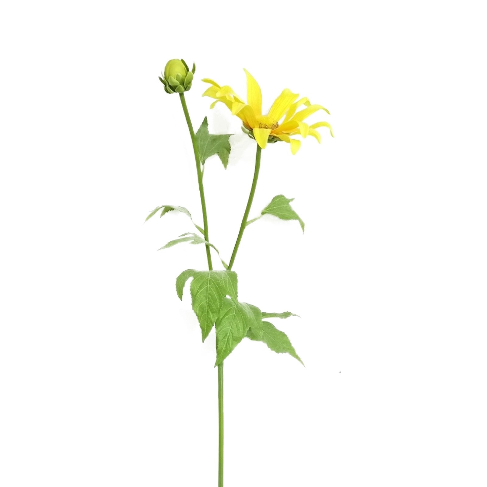 Kunstblume Chrysantheme 74 cm Gelb
