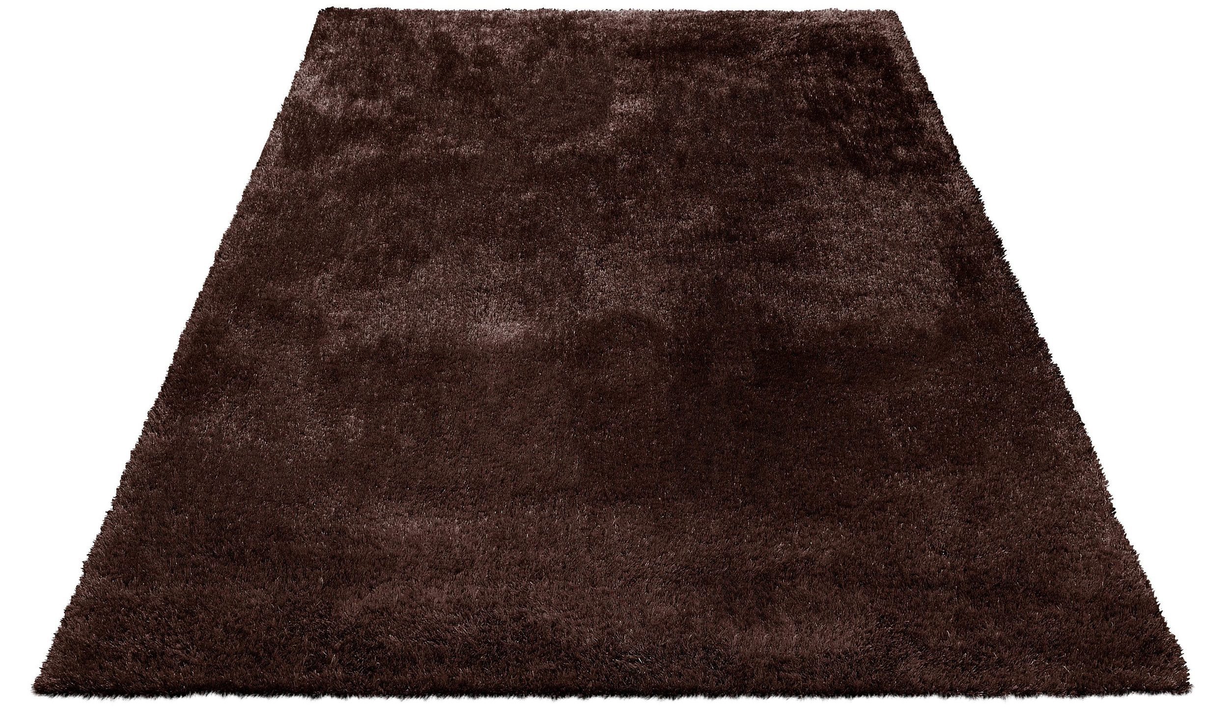 Bruno Banani Teppich Dana Teppich, besonders weich und kuschelig, Kundenliebling, rechteckig, Höhe: 30 mm, uni, Mikrofaser Teppiche, Wohnzimmer, Schlafzimmer, Esszimmer