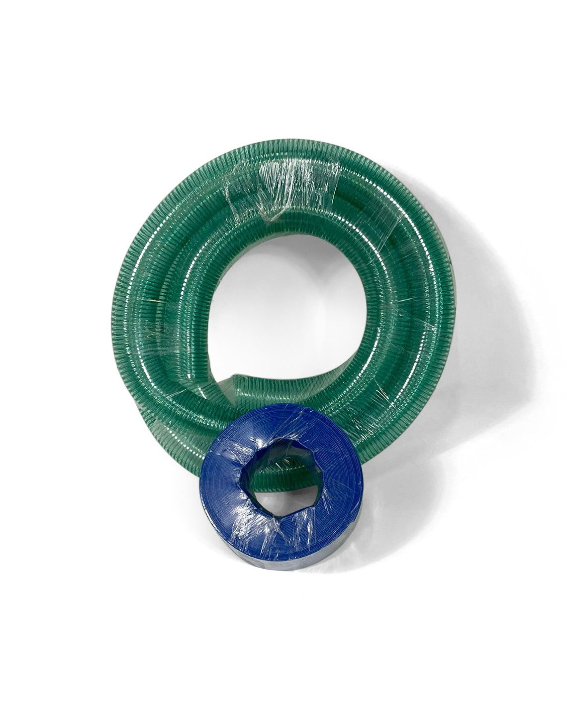 DeTec. Ansaugschlauch 2" Zoll 6m Ablassschlauch 20m für Wasserpumpe Gartenpumpe Teichpumpe, (2 St), Schlauch Set