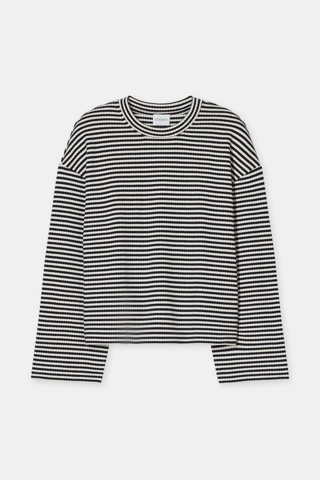 CLOSED Kurzarmshirt Longsleeve mit Streifen