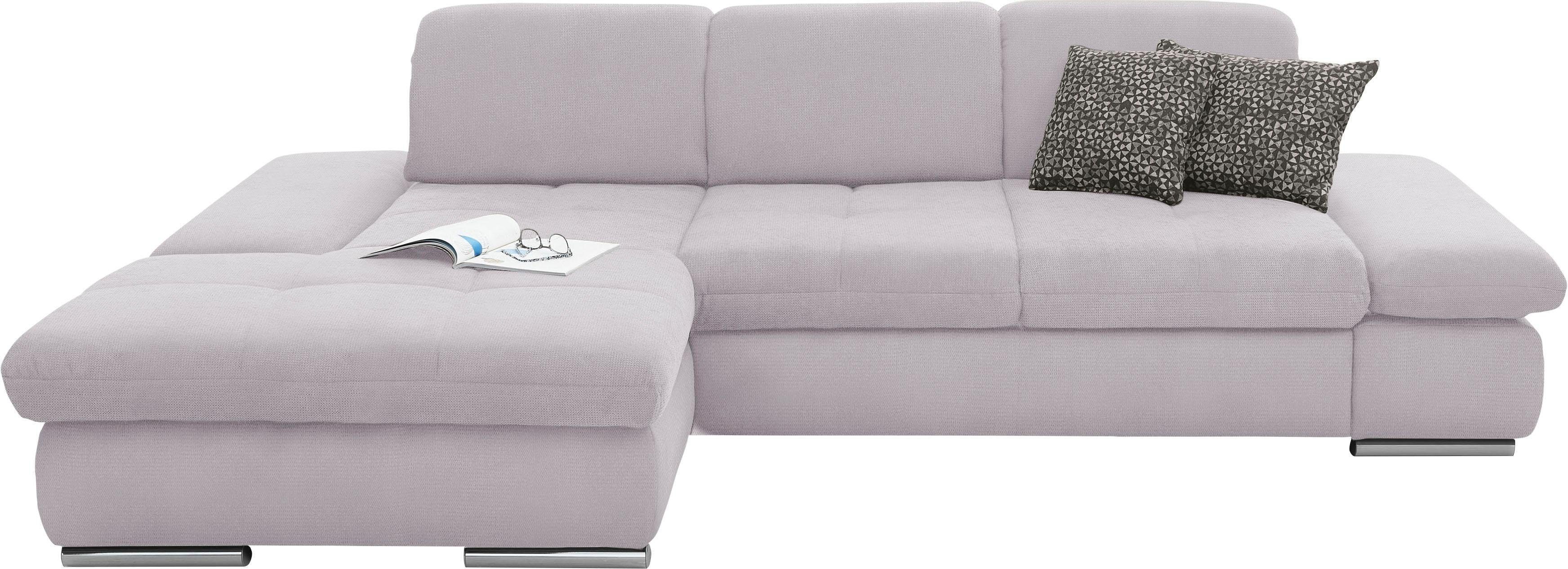 set one by Musterring Ecksofa "SO4100 V", mit verstellbaren Kopfteilen, wah günstig online kaufen