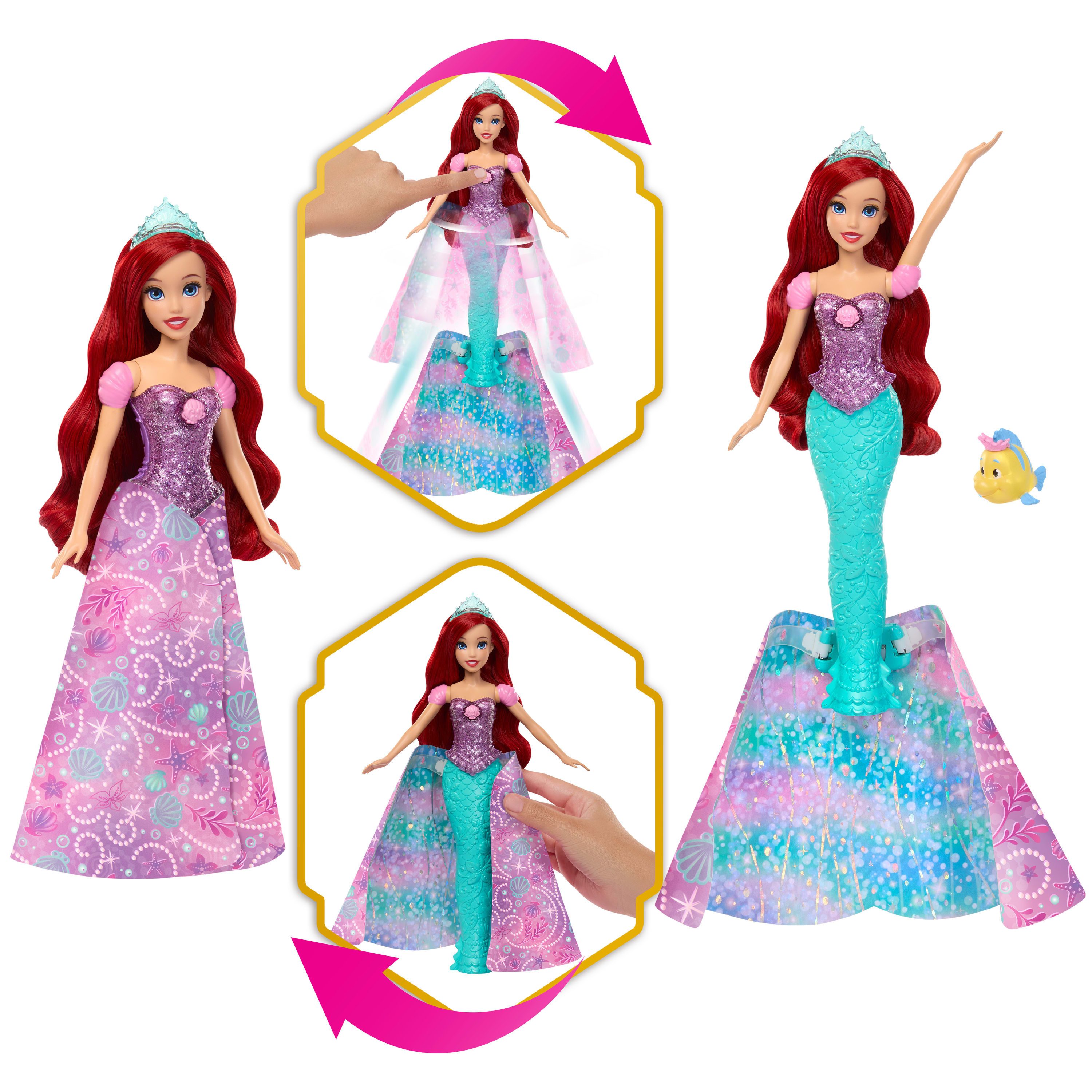 Mattel® Anziehpuppe Disney Prinzessin Arielle Verwandlungs-Puppe