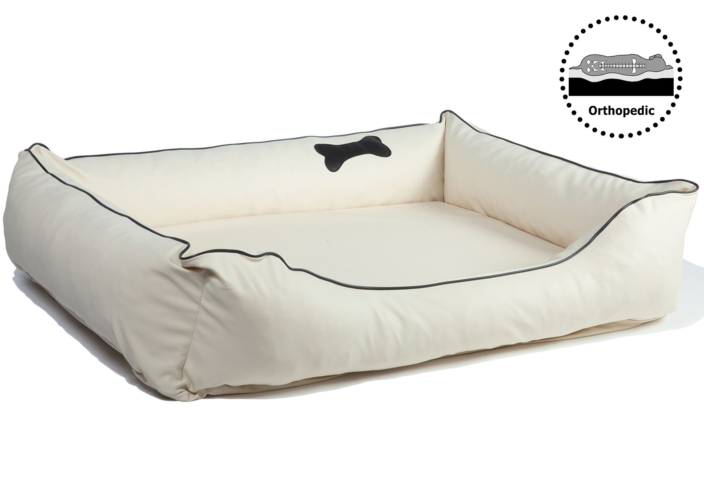 CopcoPet Tierbett Paco Hundebett Beige L günstig online kaufen