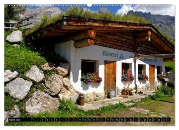 CALVENDO Wandkalender Sommer am Dachstein (Premium, hochwertiger DIN A2 Wandkalender 2023, Kunstdruck in Hochglanz)