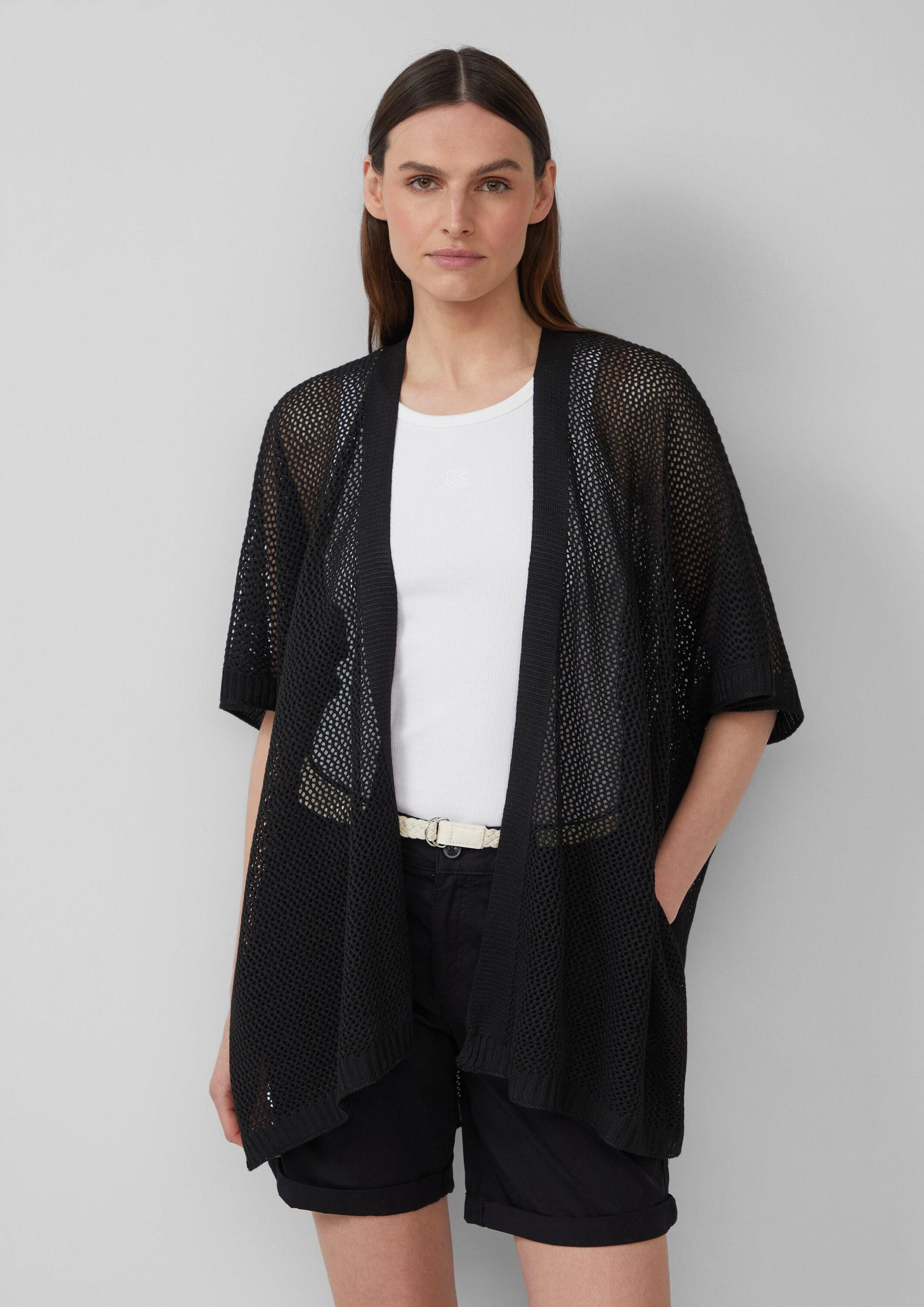 s.Oliver Poncho Indoor-Poncho Leichter Strickponcho (1-St) günstig online kaufen