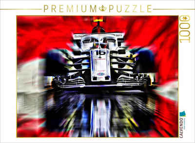 CALVENDO Puzzle CALVENDO Puzzle Charles Leclerc ist erst der dritte Monegasse in der Formel 1 und wird als großes Talent gehandelt. 1000 Teile Lege-Größe 64 x 48 cm Foto-Puzzle Bild von DeVerviers, 1000 Puzzleteile