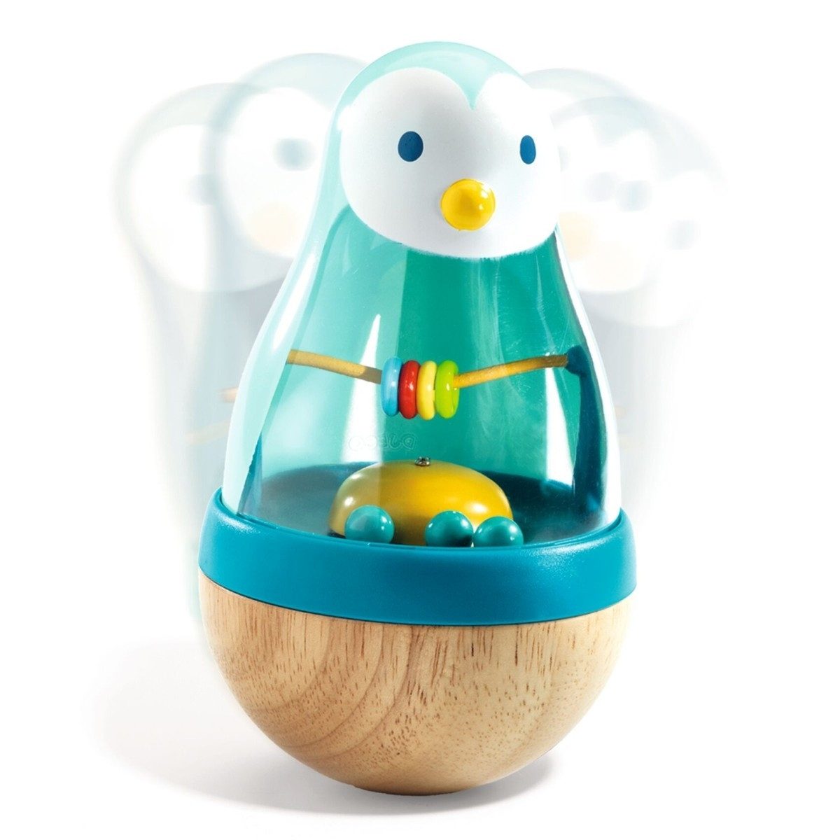 Lernspielzeug Stehauffigur Roly Pingui Motorikspielzeug für Kinder mit Lernwert