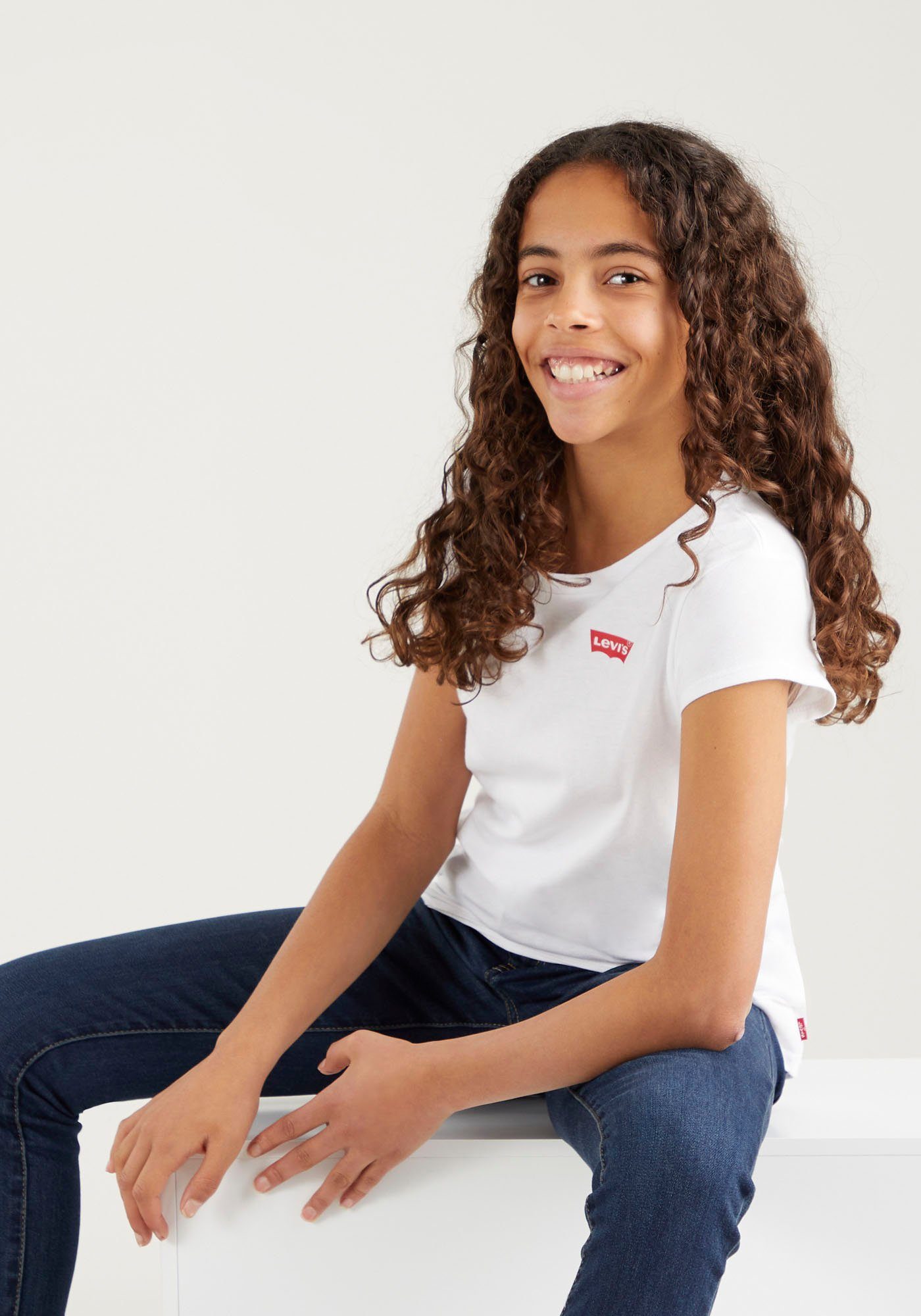 Levi's® Kids T-Shirt LVG BATWING CHEST HIT TEE mit Logo Print for GIRLS