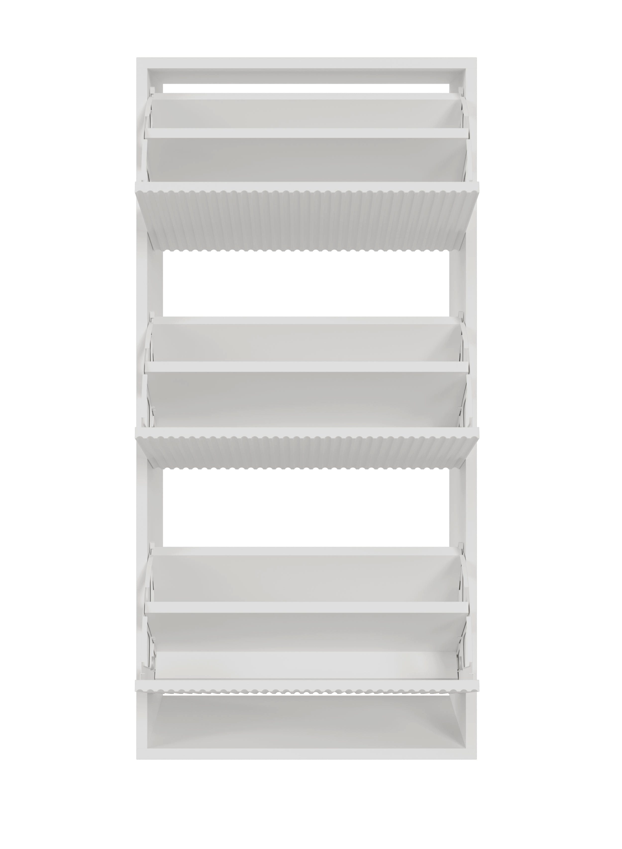 Selsey Hängeschuhschrank VELDIO Wand-Schuhkipper mit 3 Klappen, 50 cm breite – Bild 5 von 5