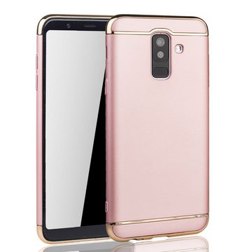 König Design Handyhülle Samsung Galaxy A6 Plus (2018), Samsung Galaxy A6 Plus (2018) Handyhülle Backcover Rosa