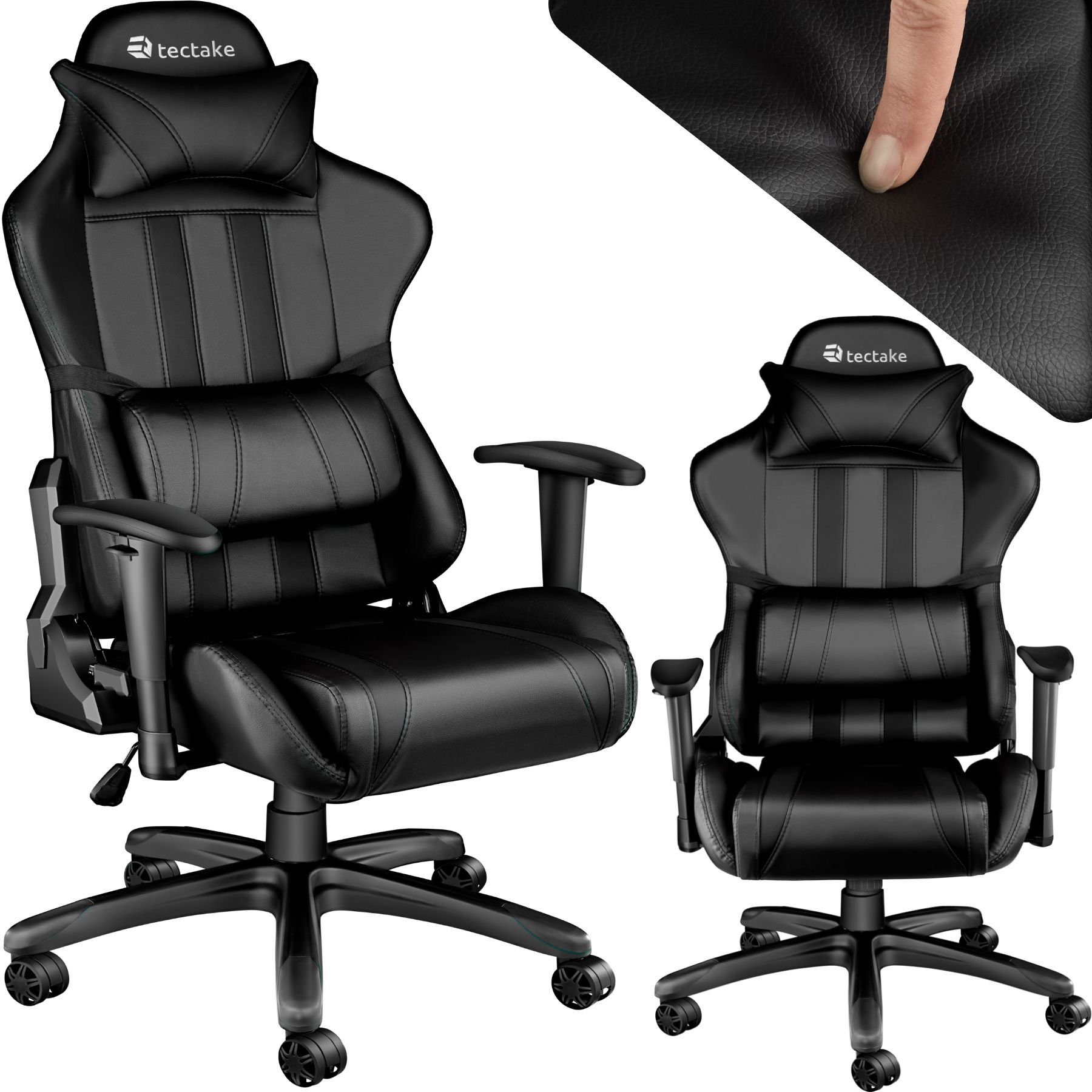 YARDIN Massage Gaming Stuhl Höhenverstellbar, Bürostuhl