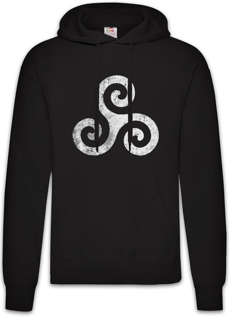 Hoodie Triskelion Symbol I Herren Hoodie Nordic Celtic Kelten Knoten Larp