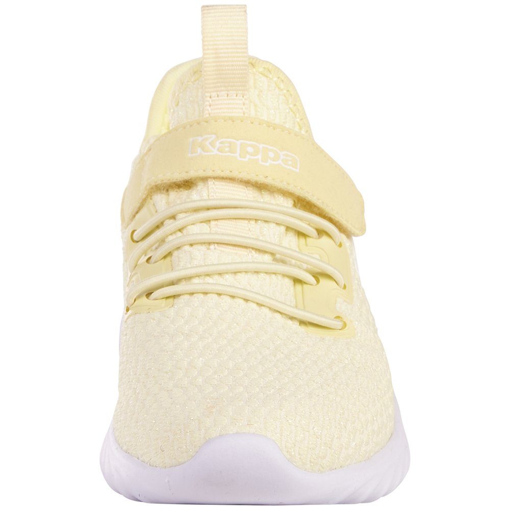 Phylonsohle - leichter mit gestricktem Kappa und Upper extra yellow-white Sneaker