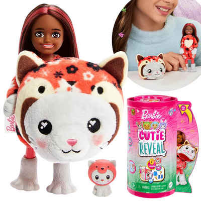 Sarcia.eu Anziehpuppe Barbie Cutie Reveal - Chelsea die Panda-Katzenpuppe, Haustier