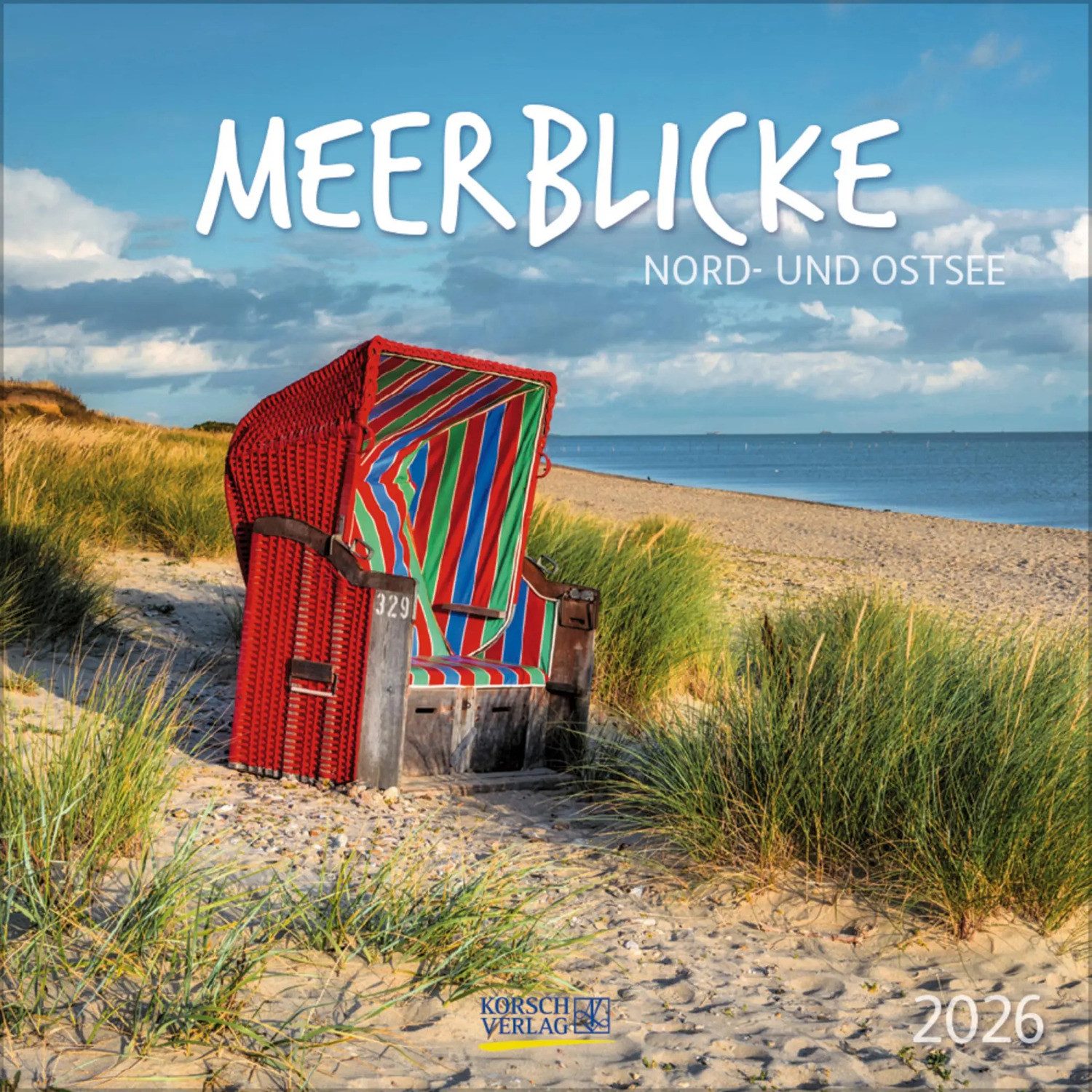 Korsch Verlag Wandkalender Meerblicke - Nord- und Ostsee 2026