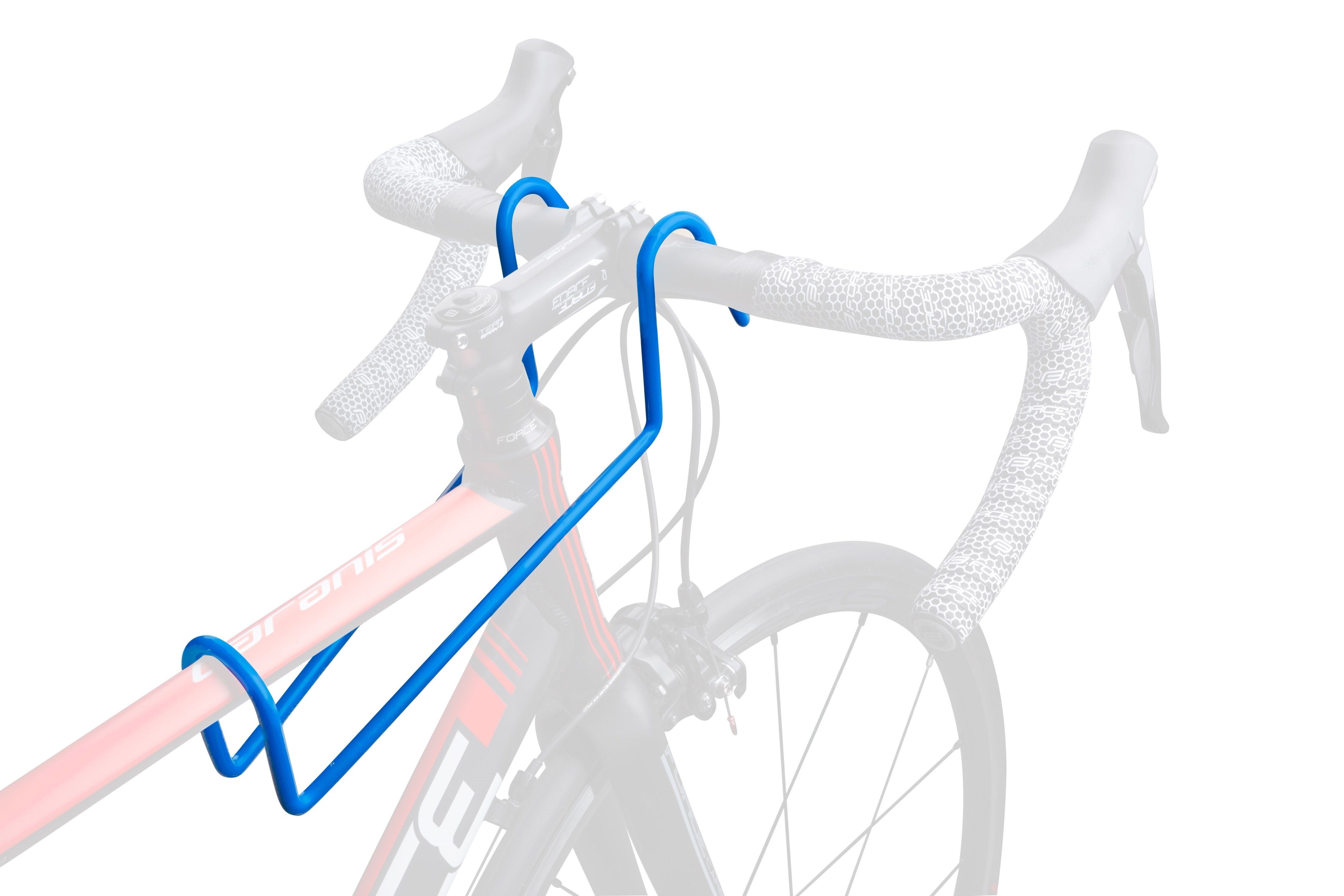 FORCE Fahrrad-Montageständer Gabel-/Lenkerhalter FORCE, Stahl, blau