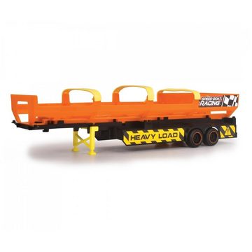 Dickie Toys Spielzeug-Transporter Sea Race Truck, Schwertransporter großer LKW mit Anhänger und Boot mit Licht und Sound