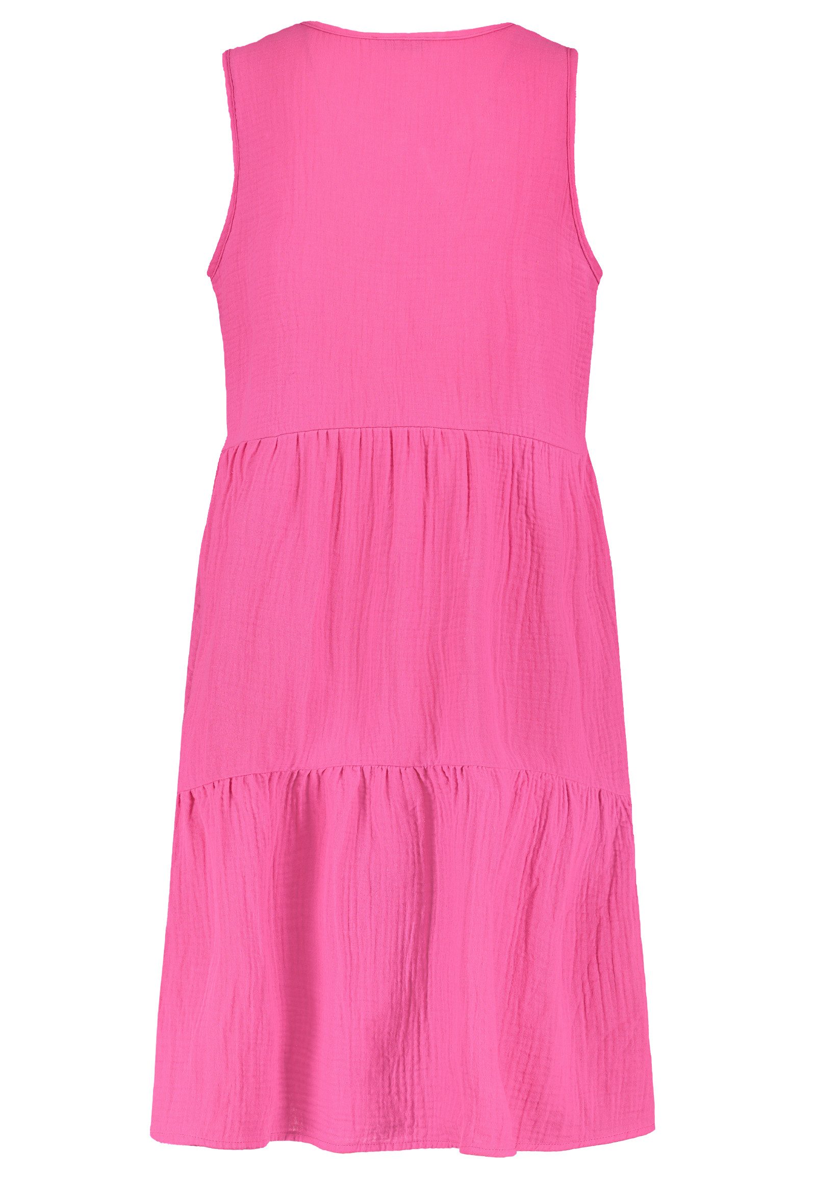 SUBLEVEL Shirtkleid Sommerlich luftig mit gerafftem Saum (7/8-Länge) Sleeve günstig online kaufen