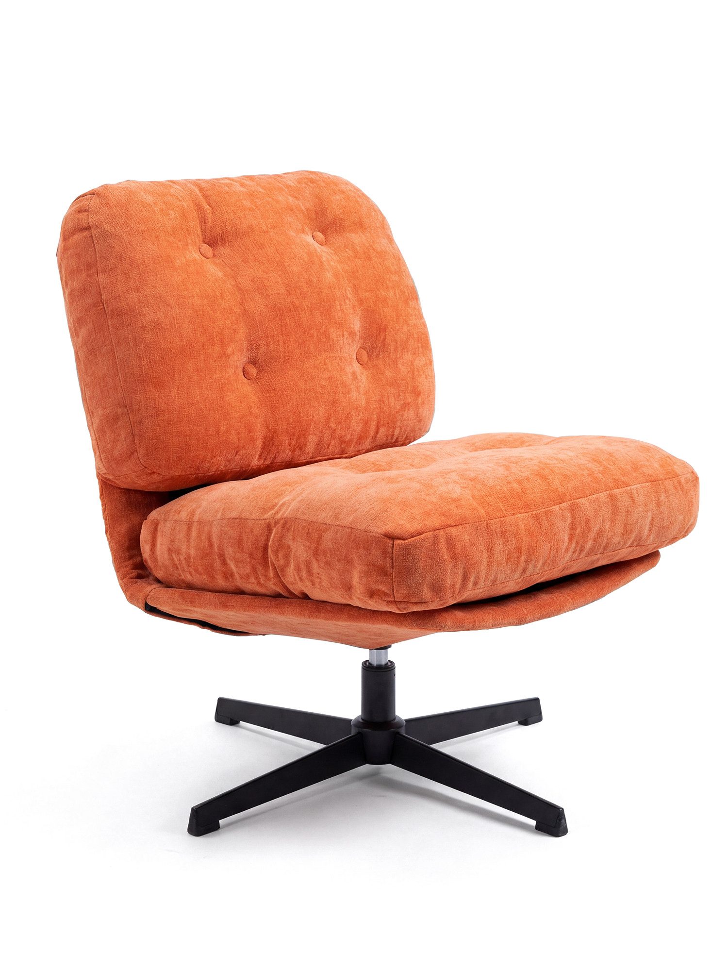 FiveWillowise Relaxsessel 360° drehbarer Wohnzimmerstuhl, Chenille Polstersessel (1-St), Chenille Drehsessel für Wohnzimmer, Schlafzimmer und Balkon