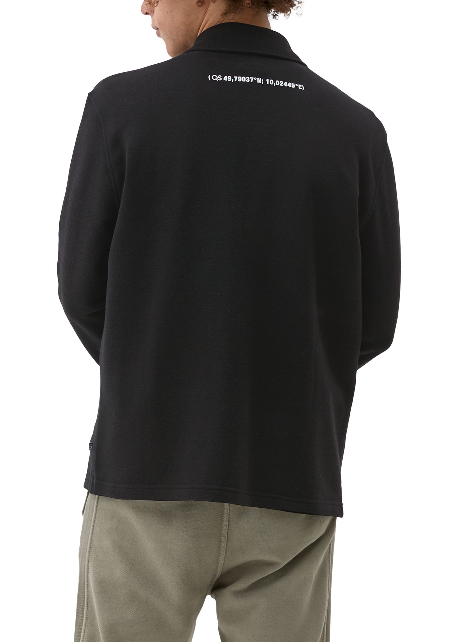 QS Outdoorjacke Hemdjacke aus Baumwollmix
