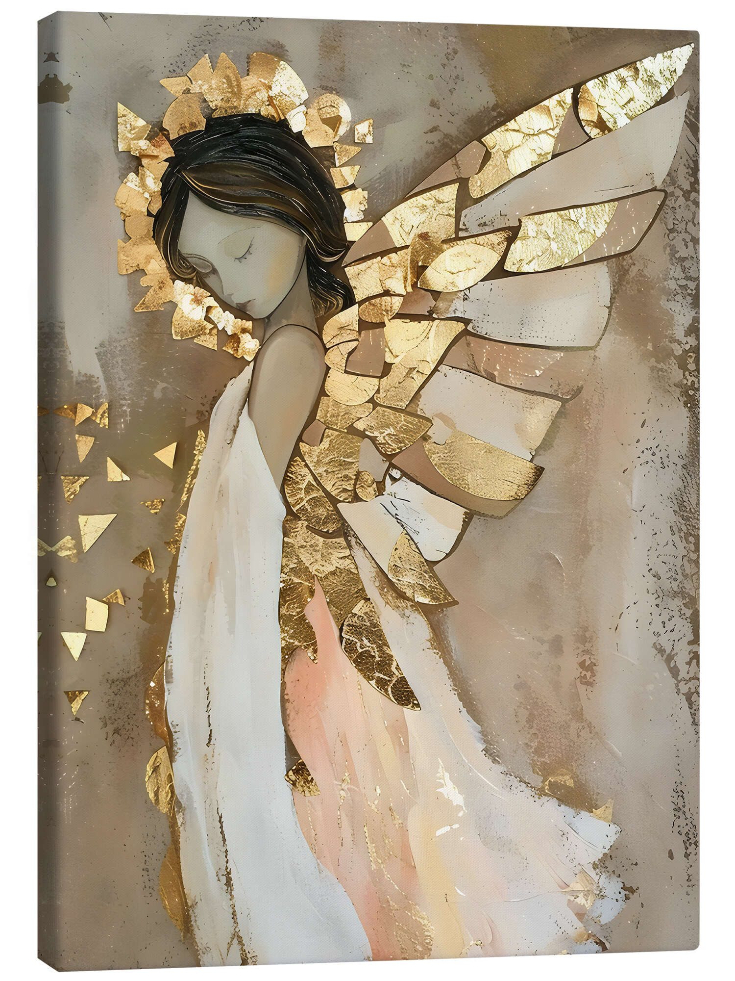 Posterlounge Wandbild Goldener Engel III, LSR günstig online kaufen