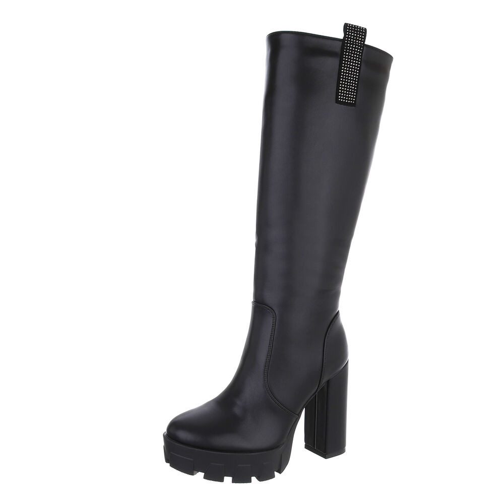 Ital-Design Damen Freizeit Plateaustiefel (87108625) Blockabsatz günstig online kaufen