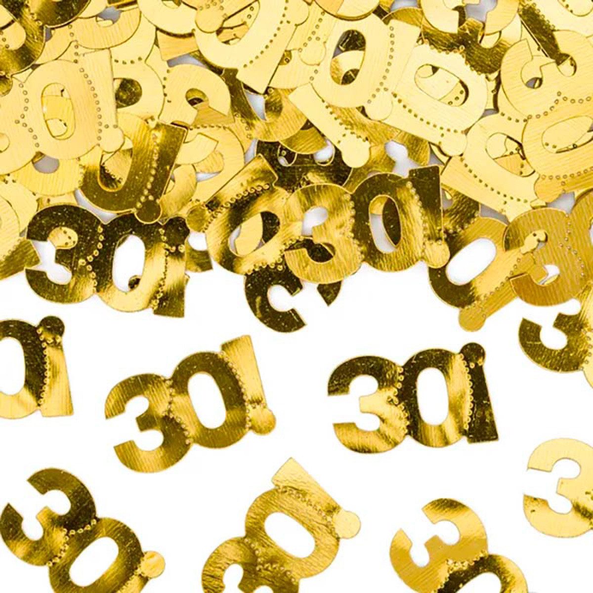 partydeco Konfetti Konfetti Metall Happy Birthday #30 15g
