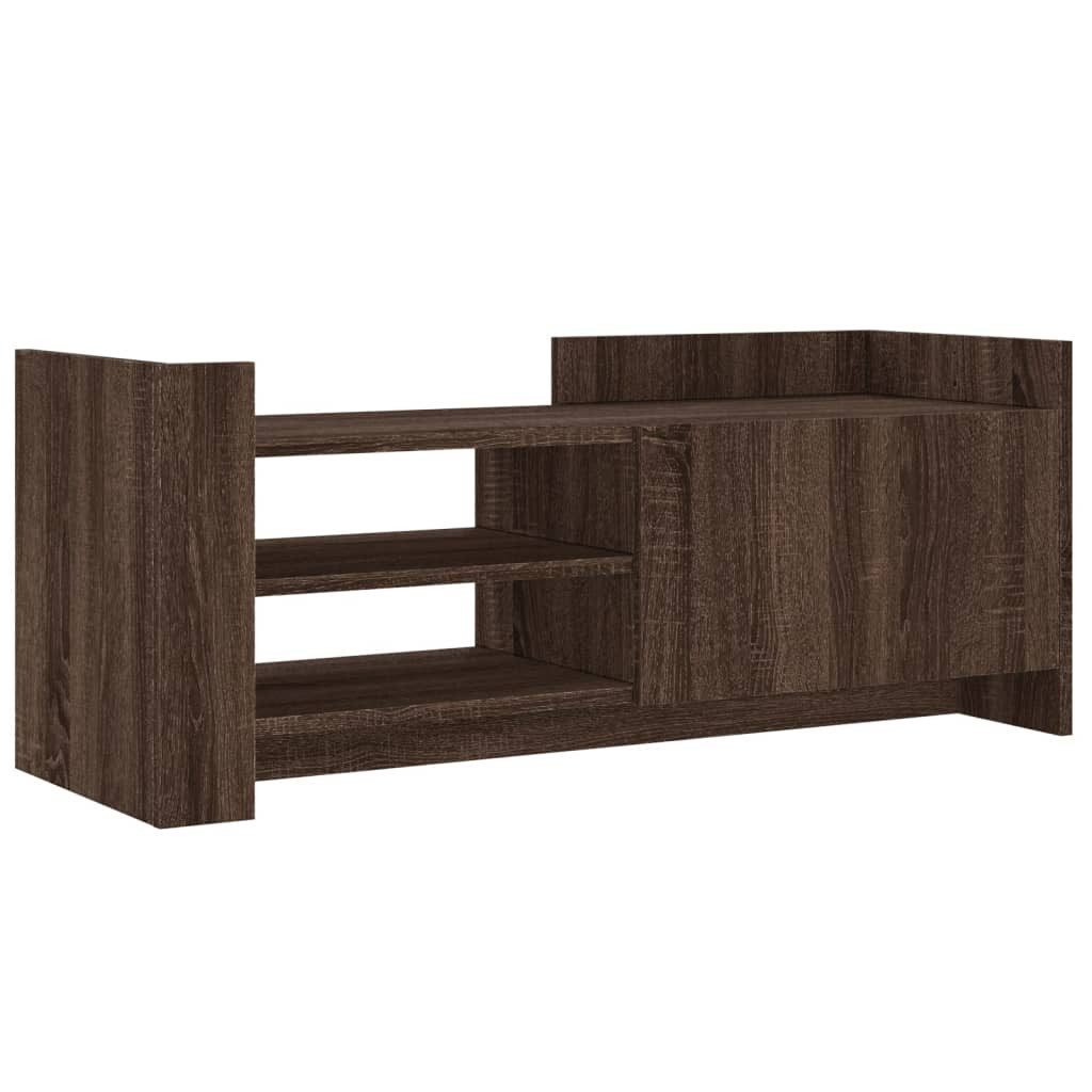 vidaXL TV-Schrank TV-Schrank Braun Eichen-Optik 100x35x40 cm Holzwerkstoff (1-St)