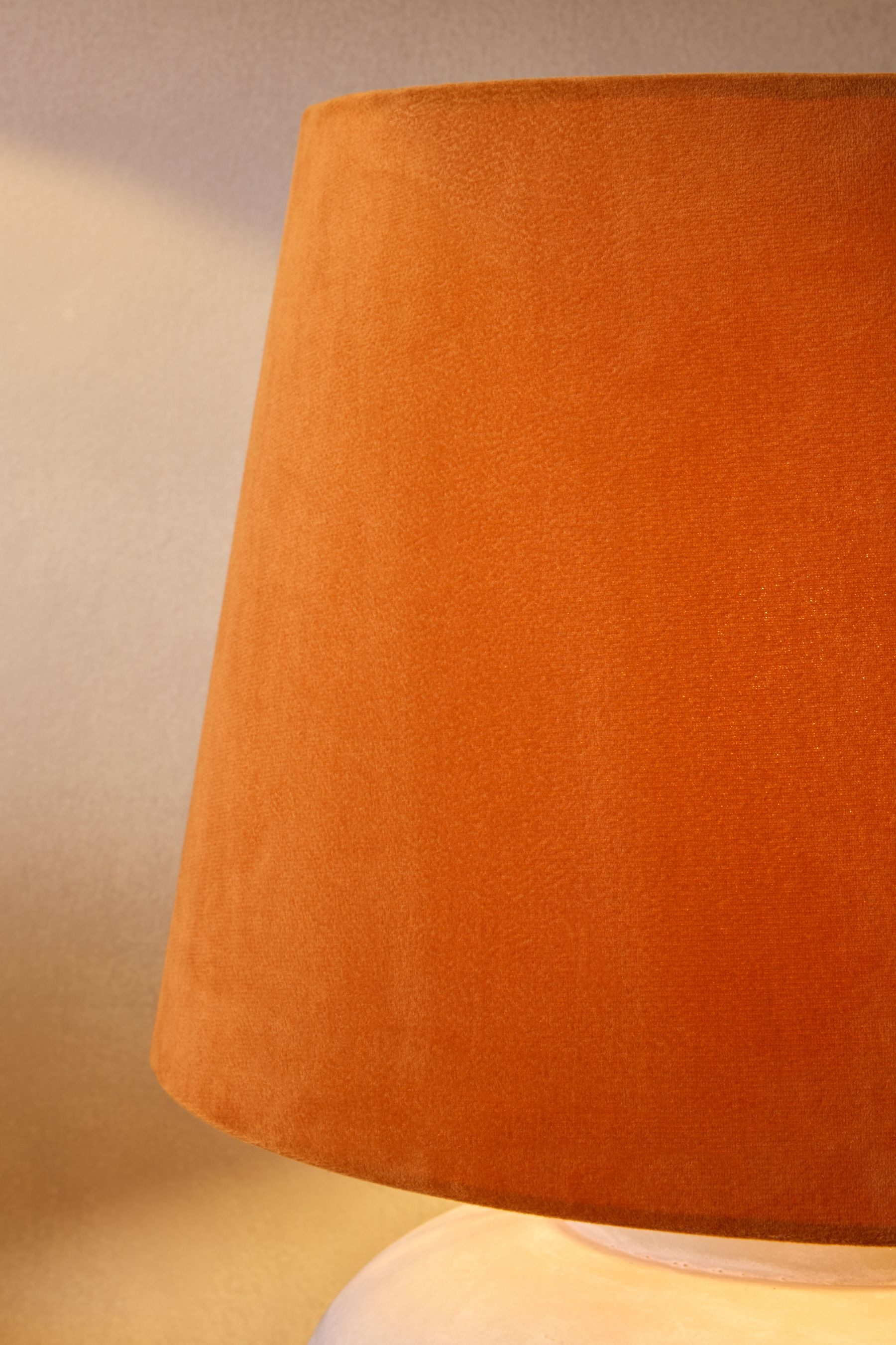 Next Lampenschirm Leicht anzubringender Decken-Lampenschirm aus Samt