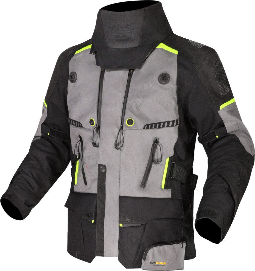 LS2 Motorradjacke Apollo wasserdichte Motorrad Textiljacke 3-Lagen-Laminat,herausnehmbares Innenfutter