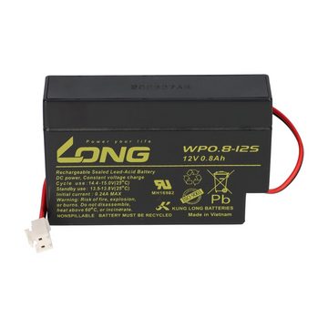 Kung Long Kung Long WP0.8-12S 12V 0,8Ah JST Stecker AGM Blei Batterie Bleiakkus