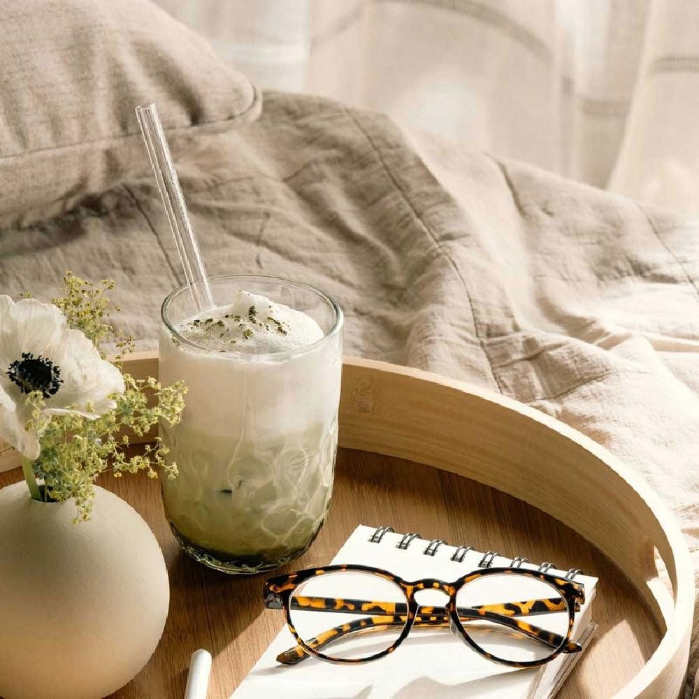 LEONARDO Cocktailglas Leonardo Matcha Latte Gläser Gocce (4er-Set)