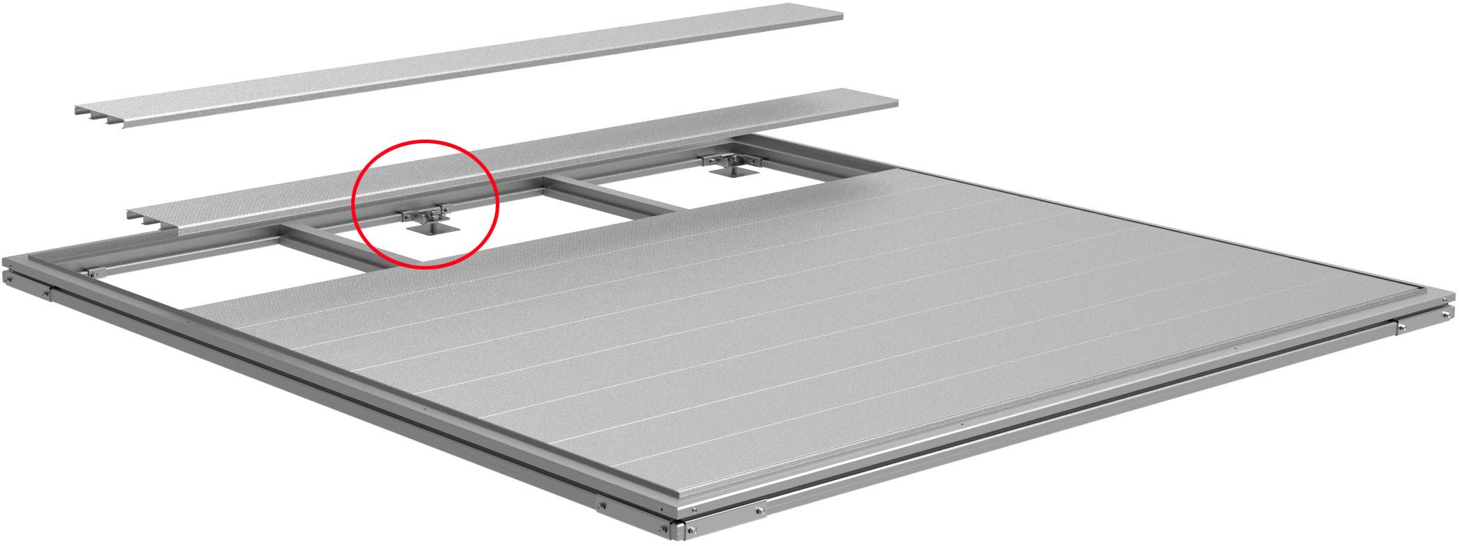 Biohort Fundamentrahmen Zusatzpaket SmartBase, BxT: 15x17,6 cm, für Kombination mit einer Zusatztür