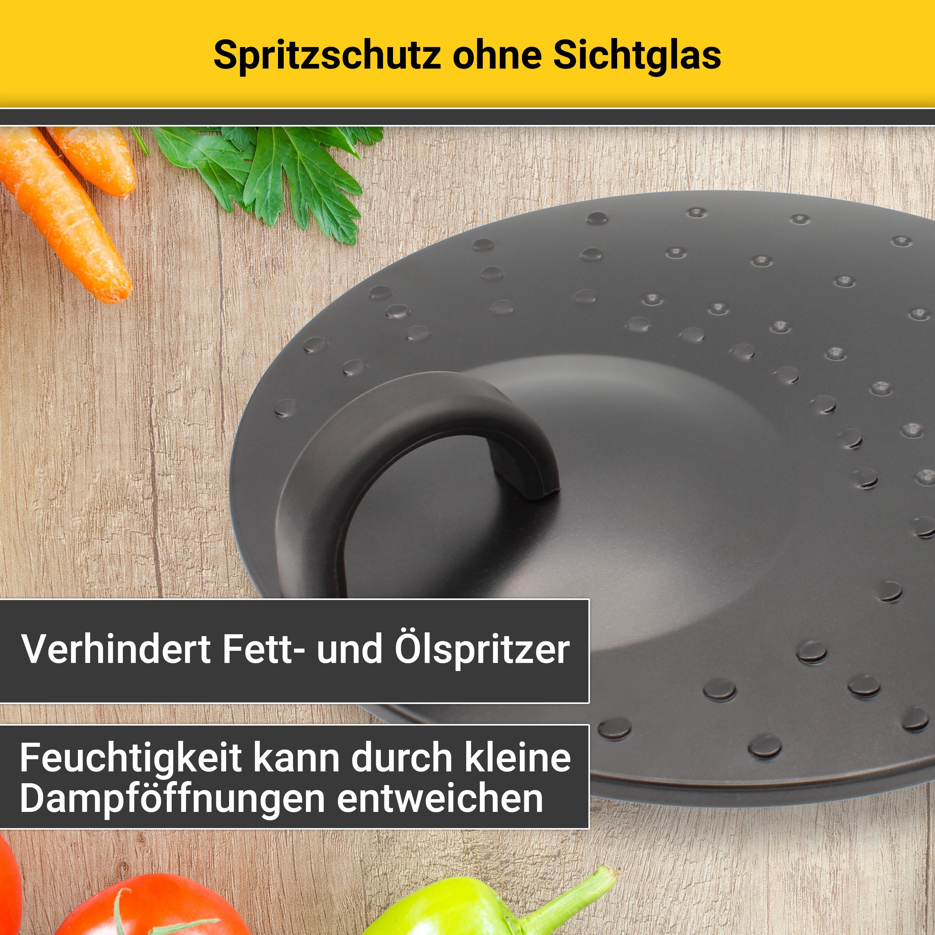 Krüger Spritzschutzdeckel, Ø 31 cm, universell einsetzbar