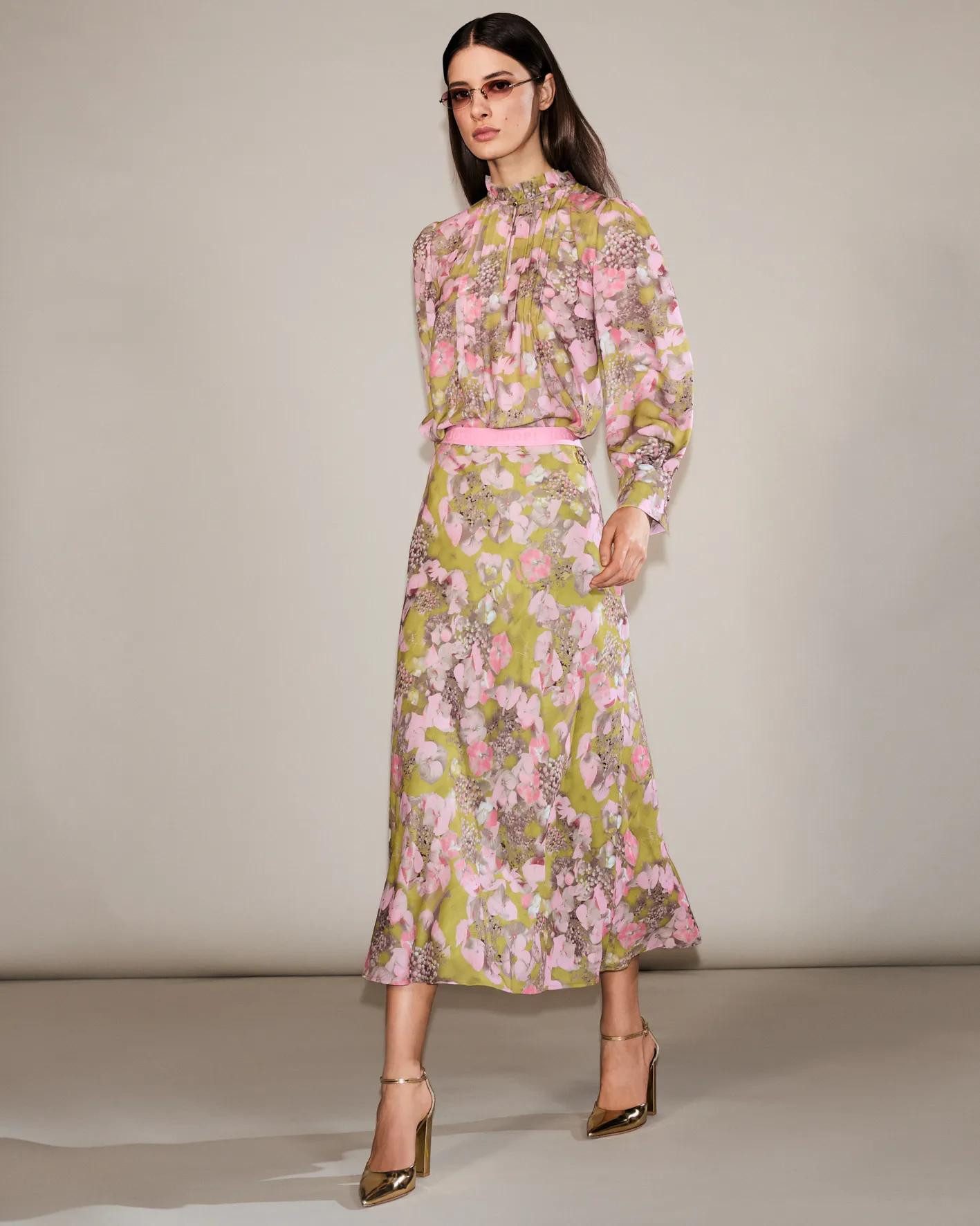 JOOP! Schlupfbluse Belmira mit allover Blumenprint